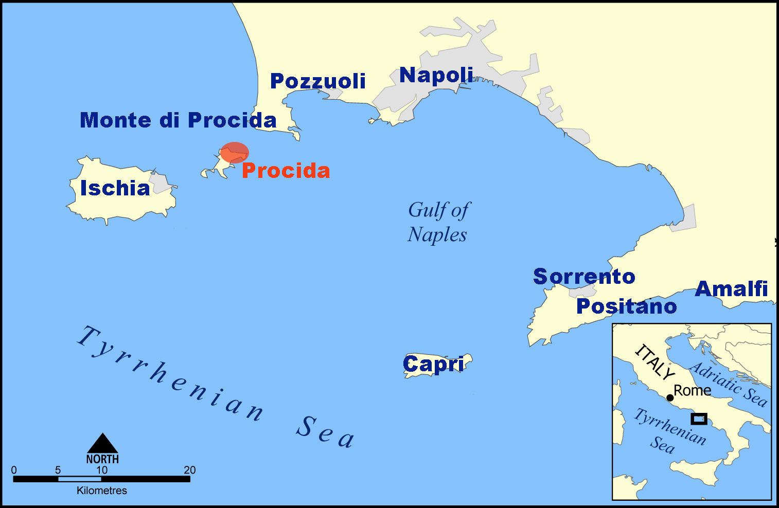 ischia, capri e procida gulf of naples
