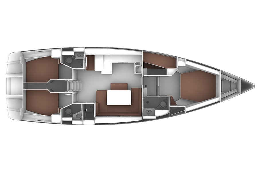 bavaria cr 51 4 cabins sail charter 