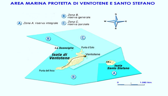 area marina di ventotene isole pontine